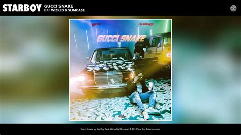 gucci snake black and white|wizkid Gucci snake ft slimcase.